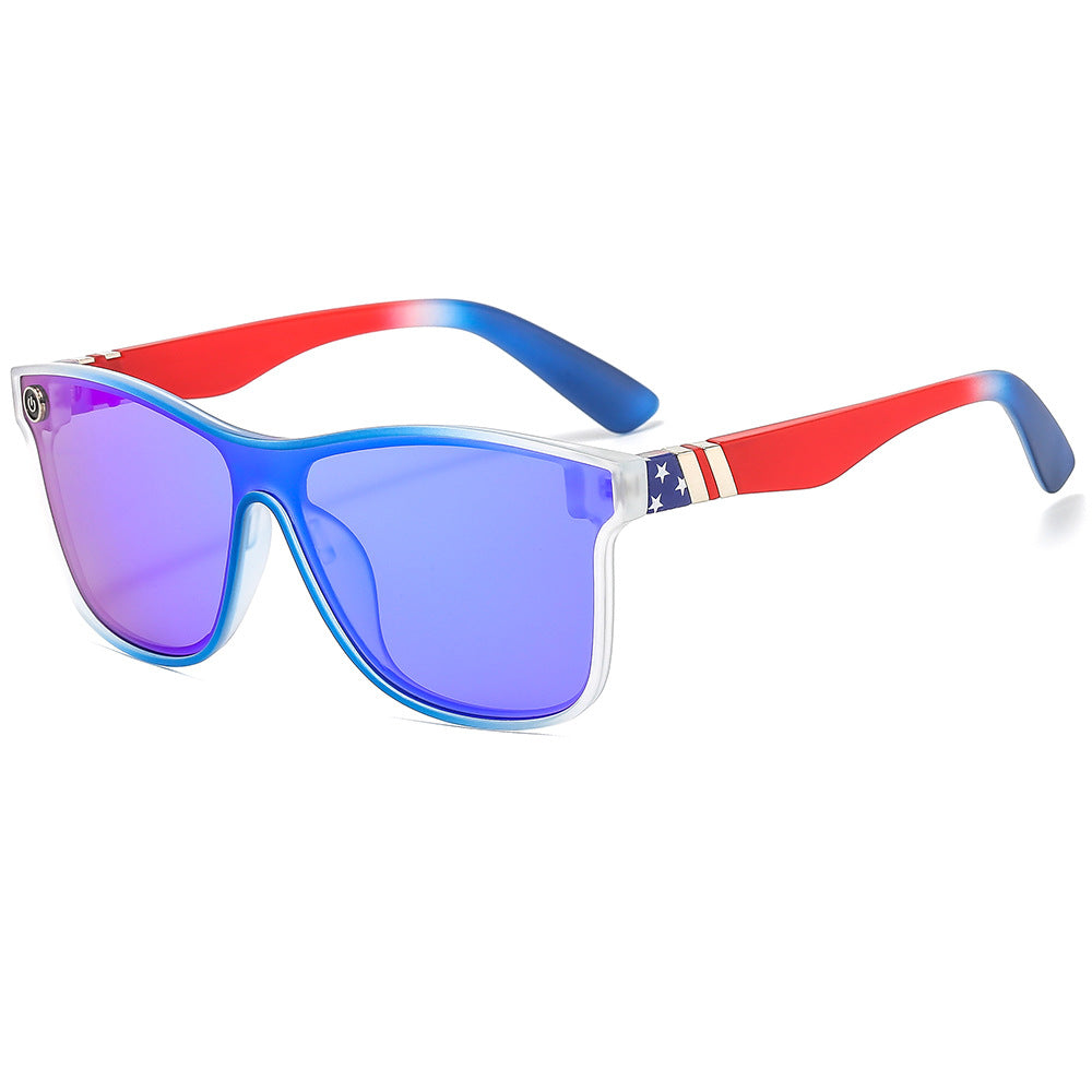 Wholesale PC Real Film One-piece UV Protection Cycling Sunglasses